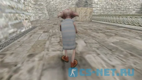 Модель персонажа «Dobby (Добби)» из фильма "Harry Potter" для CS 1.6 (вид сзади)