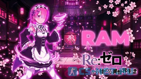 Модель Ram (Рам) из аниме "Re:Zero. Жизнь с нуля в альтернативном мире" для CS 1.6