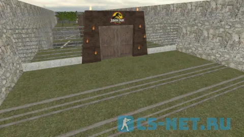 Карта «ze_jurassicpark_v2» для CS 1.6
