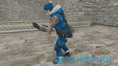 Модель «Battle Santa CT/TT» для CS 1.6 (вид сбоку КТ)
