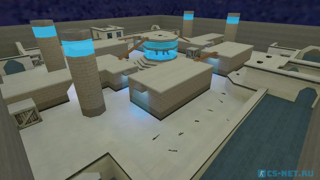 Карта «gg_fy_iceworld_1337» для CS 1.6