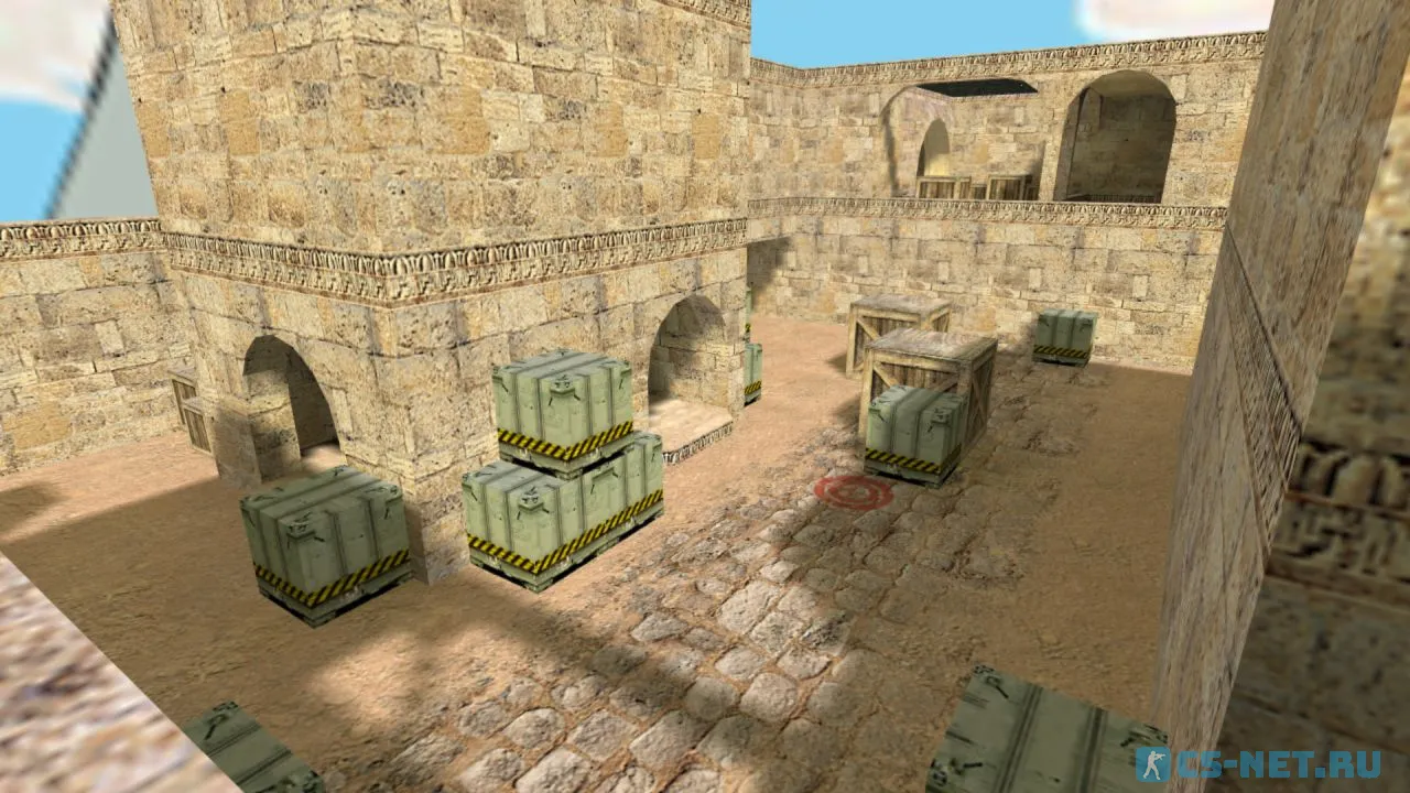 Карта «gg_dust_house» для CS 1.6