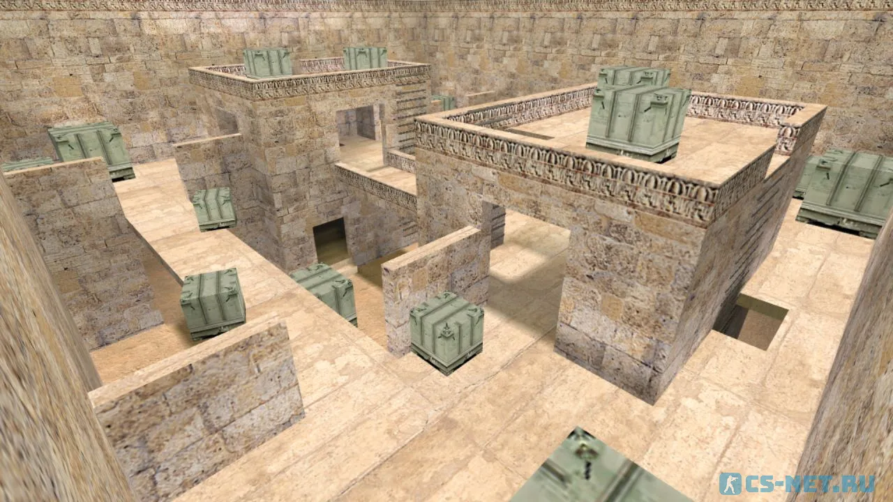 Карта «gg_dusted_houses» для CS 1.6