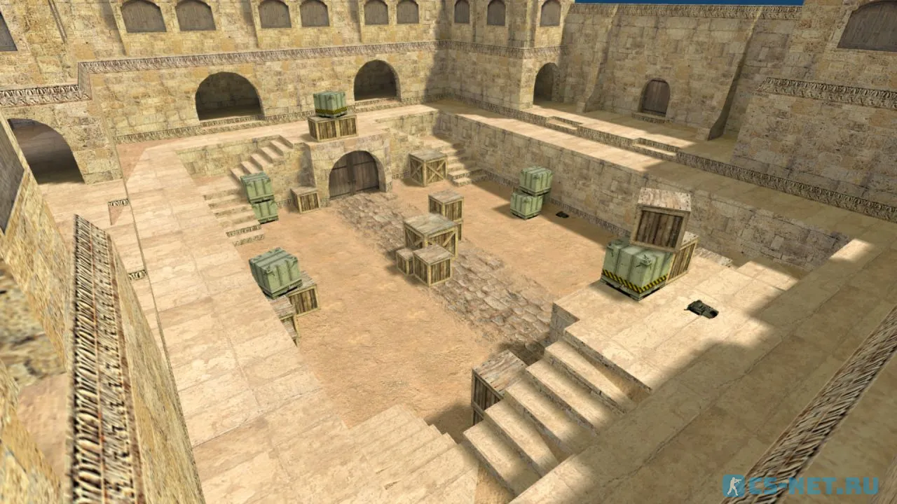Карта «gg_dust_arena» для CS 1.6