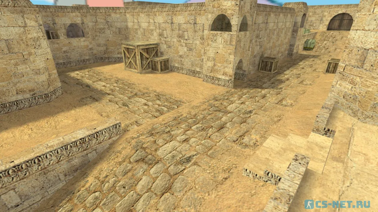 Карта «gg_dust2x2_cgds» для CS 1.6