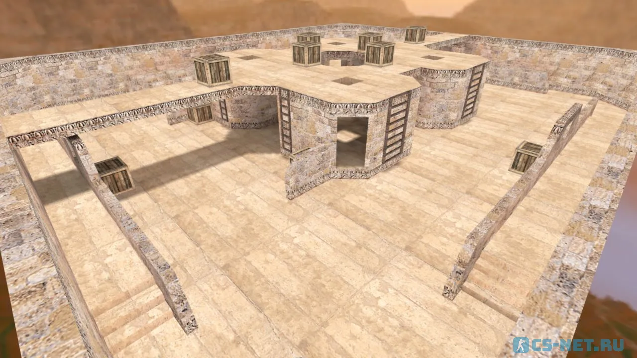 Карта «gg_fy_deagle_dustworld2» для CS 1.6