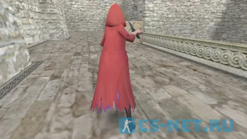 Модель персонажа «Sorceress (Колдунья)» для CS 1.6 (вид сзади)