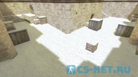 Карта «gg_mini_dust2_winter» для CS 1.6 (скриншот 2)