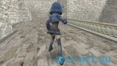 Модель персонажа «Ethel (Effole)» из игры "Fairy Fencer F" для CS 1.6 (вид сзади)