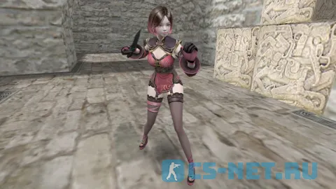 Модель персонажа «Cao Lu (Chaoru)» из игры "CSO" для CS 1.6 (вид спереди)
