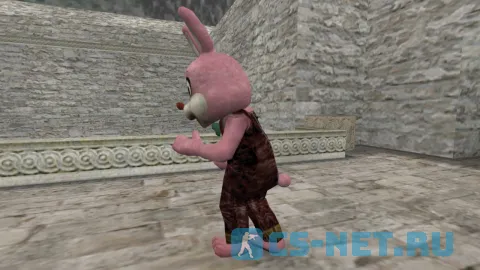 Модель персонажа «Robbie the Rabbit (Кролик Робби)» из аниме «Silent Hill» для CS 1.6 (вид сбоку)