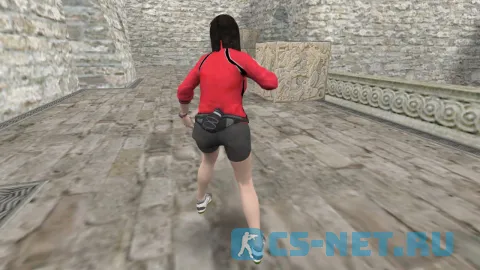 Модель персонажа «Kokoro (Кокоро)» из игры "Dead or Alive" для CS 1.6 (вид сзади)