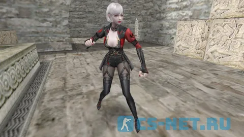 Модель персонажа «Ismael» из игры «CS:NZ» для CS 1.6 (вид спереди)