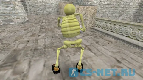 Модель персонажа «Skelepuncher» из игры «Sven Co-op» для CS 1.6 (вид сзади)