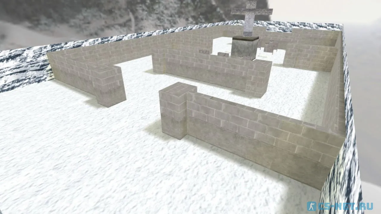 Карта «gg_red_snow» для CS 1.6