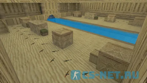 Карта «aim_arena» для CS 1.6