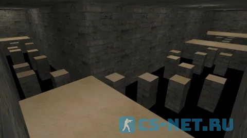 Карта «bhop_cave» для CS 1.6