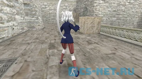 Модель персонажа «Neferpitou (Неферпито)» из аниме "Hunter x Hunter" для CS 1.6 (вид сзади)