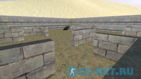 Карта «aim_map_deagle» для CS 1.6 (скриншот 3)