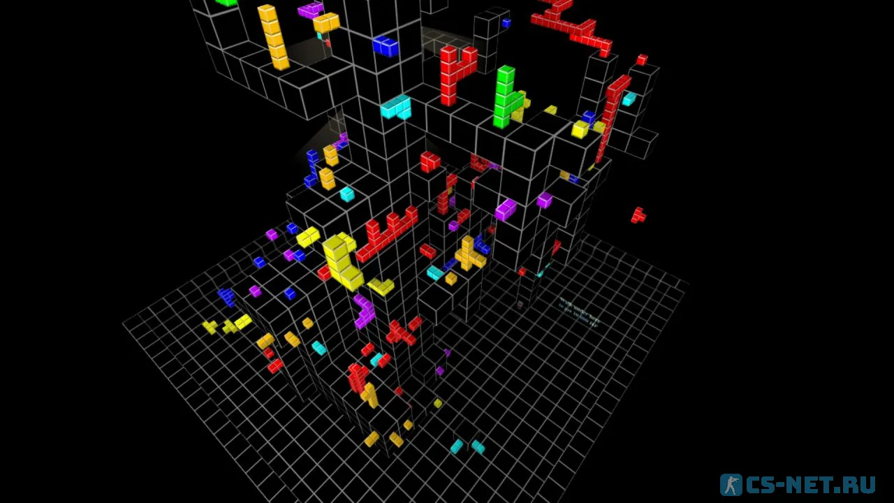 Карта «kz_j2s_tetris» для CS 1.6