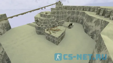 Карта «bhop_snowcliff» для CS 1.6