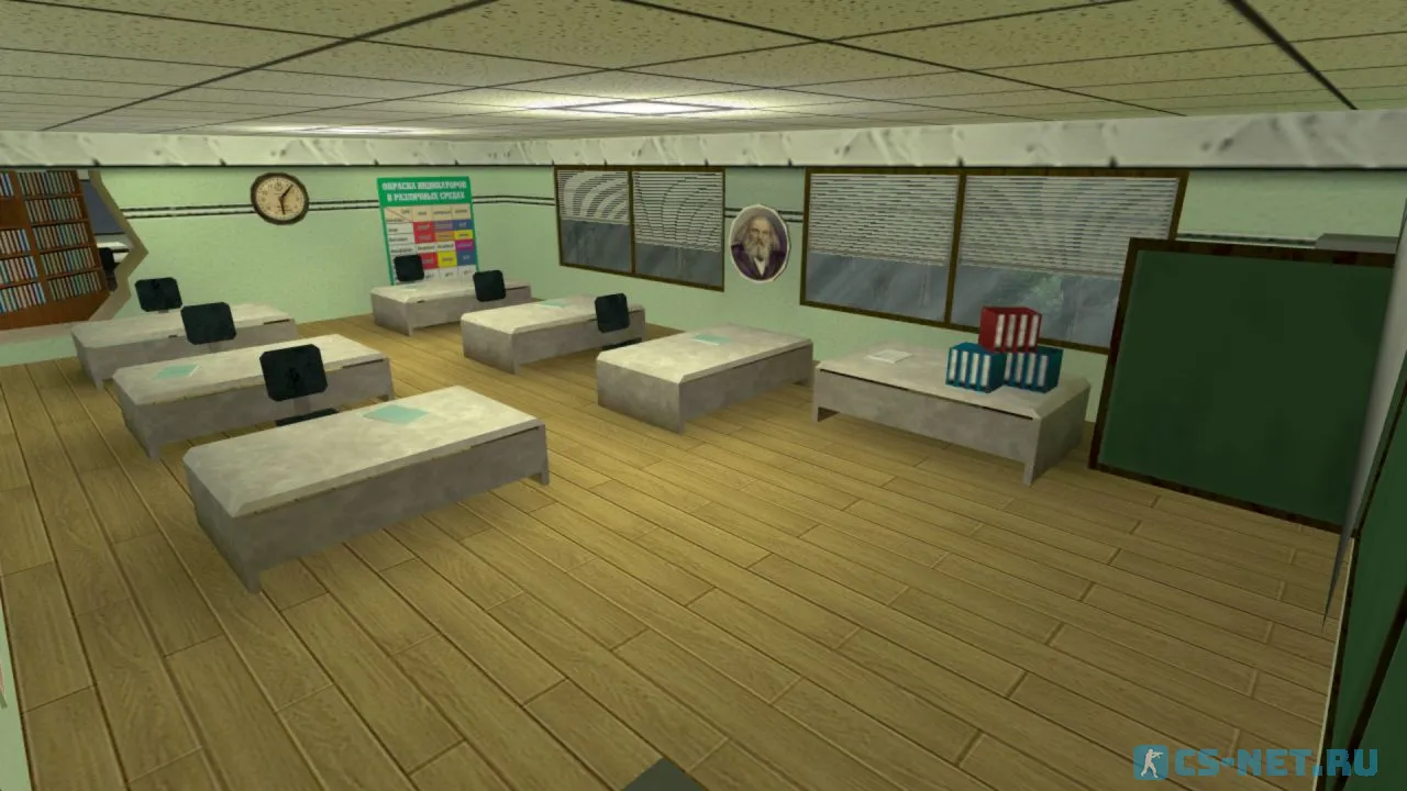Карта «maniac_school_full» для CS 1.6 (скриншот 3)