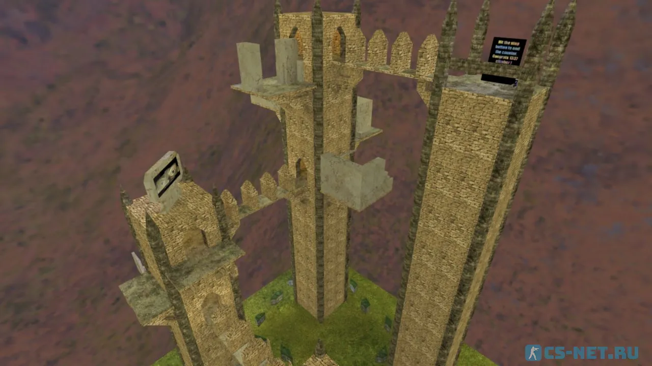 Карта «kz_cg_4towers» для CS 1.6