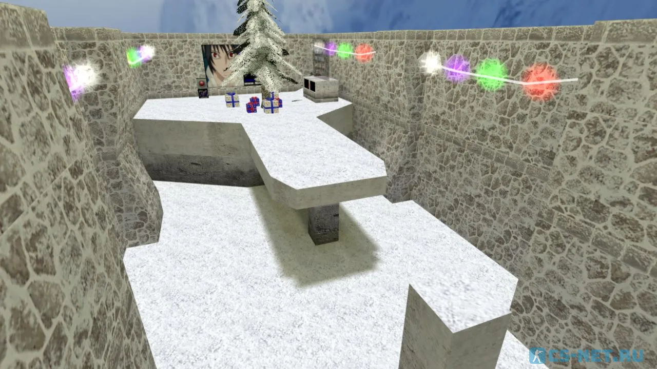 Карта «bhop_mnx_ice» для CS 1.6 (скриншот 5)